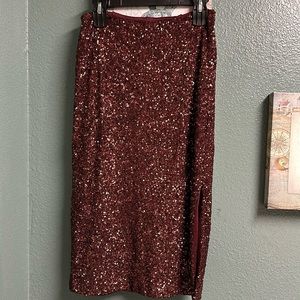 Express edition sequins skirt